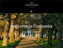 Tablet Screenshot of constantiawineroute.com